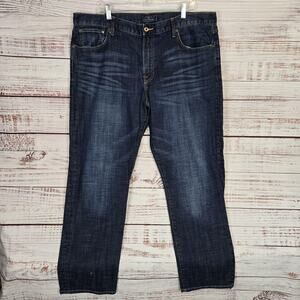 Lucky Brand Jeans Mens Size 40 Blue 329 Classic Straight Stretch Denim Pants